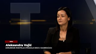 Emisija quotTepihquot 21112024 gost Aleksandra Vujić udruženje roditelja stradale dece u saobraćaju [upl. by Horwath]