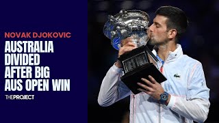 King Novak Australia Divided After Novak Djokovics Record Australian Open Win [upl. by Cheryl]