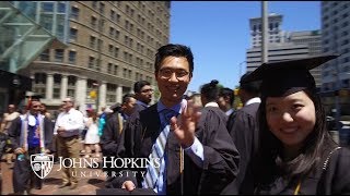 Johns Hopkins Commencement 2018  Highlights [upl. by Yentrok]