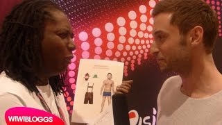 Interview Måns Zelmerlöw Sweden  Eurovision 2015 first rehearsal  wiwibloggs [upl. by Hatty]