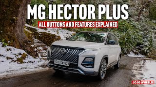 New MG Hector plus diesel manual top model all buttons and features explained  watch before buying [upl. by Atnamas989]