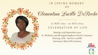 Celebrating the life of Clementina Lucille quotShashaquot DeRoche [upl. by Sholom]