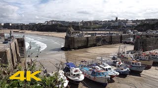 Newquay Walk Town Centre amp Beach【4K】 [upl. by Nerine772]