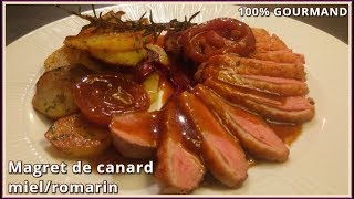 Magret de canard au miel  recette et cuisson [upl. by Adnesor139]