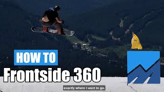 Frontside 360 Tips On a Snowboard pocket coach [upl. by Isnan]