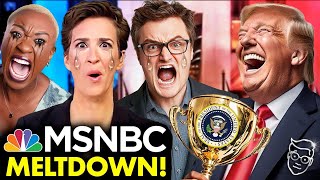 MSNBC MinuteByMinute Meltdown On Election Night 2024  Trump’s Revenge🧂 [upl. by Rhys282]