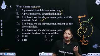 What is amniocentesis Iampnbsp ampnbsp A prenatal foetal determination test IIampnbsp ampnbspA [upl. by Anived]