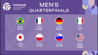 FIVB Mens Volleyball Olympic Games  Paris 2024  Result  3 Aug 2024 [upl. by Veda]