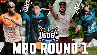 Round 1  2024 United States Disc Golf Championship [upl. by Lomaj607]