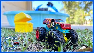 Amazing Monster Truck Treasure Hunt [upl. by Adnohs]