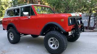 383Powered 1973 International Harvester Scout II For Sale on BringATrailer [upl. by Eytak736]