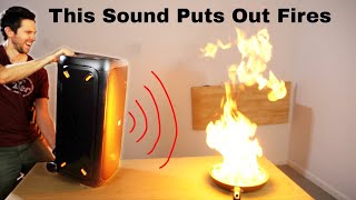 Using Sound as a Fire Extinguisher [upl. by Ramas]