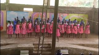 Patriotism group Kaimosi teachers training college performing Kisii fork song [upl. by Noruq683]