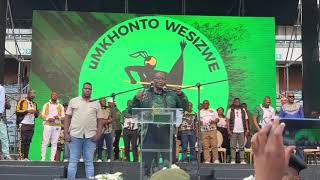 Jacob Zuma ecula “ Inde Lendlela Esihambayo”  MK Party Manifesto [upl. by Meehsar]