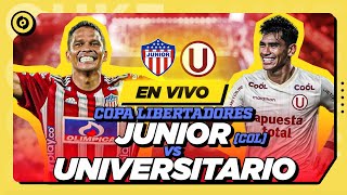 JUNIOR VS UNIVERSITARIO  COPA LIBERTADORES EN VIVO [upl. by Nivat]