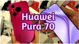 HUAWEI PURA 70 SERIES PLUS GREAT FREEBIES  UNBOXING [upl. by Mobley839]