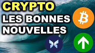 LES BONNES NOUVELLES CRYPTO DU JOUR  ACTUS CRYPTO MONNAIES 1010 [upl. by Placida203]