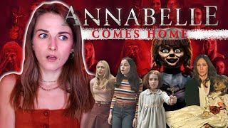 ANNABELLE COMES HOME amp causes chaos  Movie Reaction [upl. by Mulry]