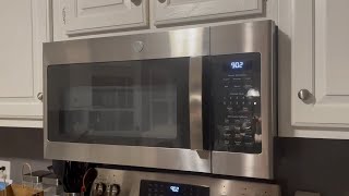 GE JVM7195SKSS 19 Cu Ft OvertheRange Sensor Microwave Quick Review [upl. by Issirk]