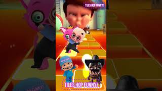 Crazy PinkFong 🆚 Scary Boss Baby 🆚 Annoying Potato 🆚 Gegagedigedagedago Coffin Dance  Tiles Hop [upl. by Ardin]