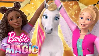 Barbie A Touch Of Magic  40 Minute Barbie Netflix Compilation  Fun Barbie Moments [upl. by Bean]