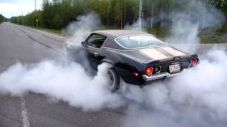 1971 Chevrolet Camaro second gear burnout [upl. by Agathy]