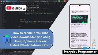 How to build your own YouTube Video Downloader App in Android Studio [upl. by Pacifa352]