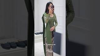 Kebaya kutubaru hijau By Delmoraattire kebayamodern kebayapesta kebayakutubaru kebaya [upl. by Callista603]