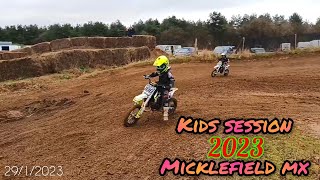 Micklefield mx track kids session [upl. by Salb]