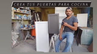 cómo fabricar una puerta para cocina o closet [upl. by Eerased197]