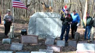 Michigan War Dog Memorial March 10 2012 [upl. by Nnylrahc950]