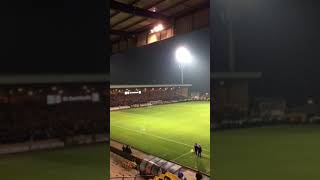 stoke city fans singing delilah at port vale 🎶🎶 [upl. by Yrrag]