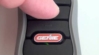 Genie G3TBX Remote control [upl. by Enilegna]