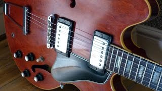 Gibson ES335 1966 ° A 12 to 6 string conversion [upl. by Aldon]