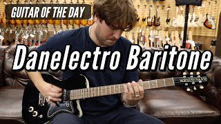 Guitar of the Day Danelectro Baritone Black [upl. by Gillman]