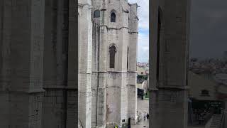 Convento do Carmo downtown Lisbon amp Santa Justa Lift [upl. by Esnohpla35]