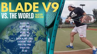 Wilson Blade 98 V9 16x19 vs 18x20 Racquet Review  Worth The Upgrade Direct Comparisons To Best 98s [upl. by Gerkman]