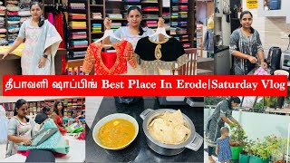 தீபாவளி ஷாப்பிங் Best Place In ErodeSaturday Routine with KidsVeg Kadai Gravy Recipe [upl. by Couq]