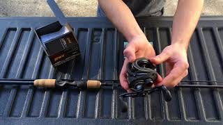 New baitcasting rod and reel setup fenwick amp lews [upl. by Ahgiela]