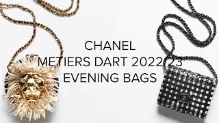 CHANEL METIERS DART COLLECTION 202223 ❤️ CHANEL EVENING BAGS [upl. by Ignazio]