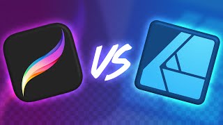 Procreate vs Affinity Designer 25 Whats the Difference [upl. by Nimajneb938]