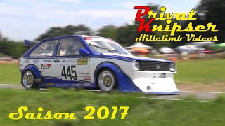 Walter VOIGT Saison 2017 ★ VW Polo 16V 86C ★ 1150ccm 10200rpm 170PS Honda Zylkopf Bergrennen [upl. by Eilrac]