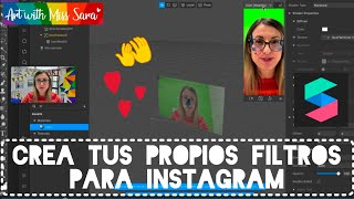 Aprende a crear tus propios filtros de Instagram para principiantes✨️ ArtwithMissSara [upl. by Euqram]