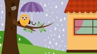 Its Raining Its Pouring  Kids songs and nursery rhymes by EFlashApps [upl. by Haelam]