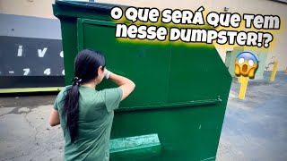 Dumpster diving cheio de coisas😱😱 [upl. by Casady]