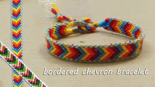 How to make a chevron bracelet  yarnuelle [upl. by Aleafar605]