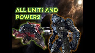 THE ARBITER ALL UNITS AND LEADER POWERS SHOWCASE  Halo Wars 2 DLC GAMEPLAY [upl. by Sanborne948]