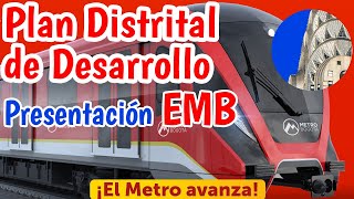 Plan Distrital de Desarrollo 2024 2027 Metas Metro de Bogotá [upl. by Adnahsor]