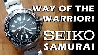 Way of the Warrior Seiko Prospex quotSamuraiquot SRPB51 Automatic Dive Watch Review  Perth WAtch 92 [upl. by Leonora122]