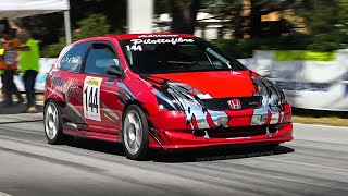 Honda Civic TypeR EP3 Racing on HillclimbMountain Roads K20 NA Sound Accelerations amp More [upl. by Novej]